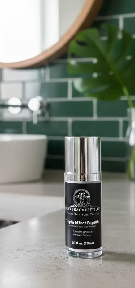 Triple Effect, Multiple Peptide Face and Neck Serum, Rejuvenating and Brightening 30ml Made in USA