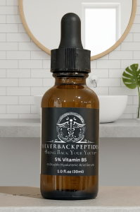 5% Vitamin B5 in Hyaluronic Acid, Facial Serum, Advanced formula, Made in USA.